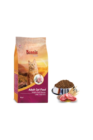 Bonnie Kuzu Etli Yetişkin Kedi Maması 10 KG