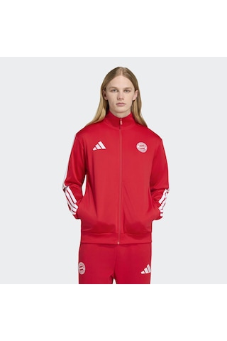 Adidas Fc Bayern Muenchen Dna Erkek Kırmızı Ceket Kg2569