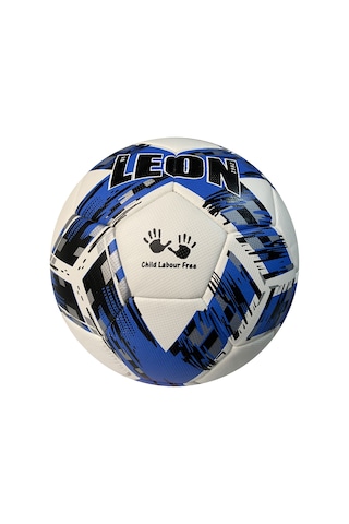 Leon Classic Hybrid Futbol Topu 5 Numara Mavi - Beyaz