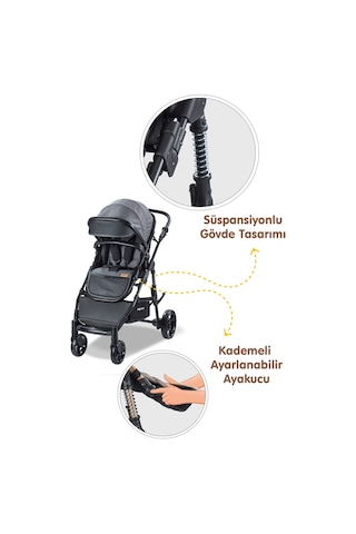 Baby Care BC 340 Bora Cross Travel Sistem Bebek Arabası
