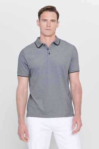 Ac&Co / Altınyıldız Classics 4A4820200047Syh3XL Düğmeli Polo Yaka Cepsiz Slim Fit Erkek Tişört Siyah