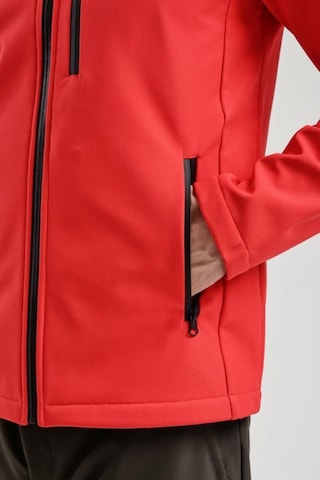 Exuma 2311100 Erkek Kırmızı Yağmur Rüzgar Geçirmez Softshell Özellikli Mont 001