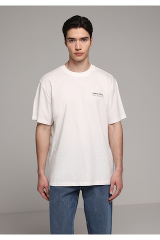 Colin's Colins Comfort Fit Yuvarlak Yaka Düz Erkek Beyaz Kısa Kol Tişört Cl1079374 Q1.v2 Ofw
