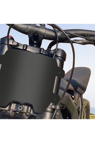 Lemestar Sur-ron Light Bee Light S/x İçin Mat Siyah Abs Ön Plaka - Dayanıklı, Spor Tasarım, Kolay Kurulum Diğer