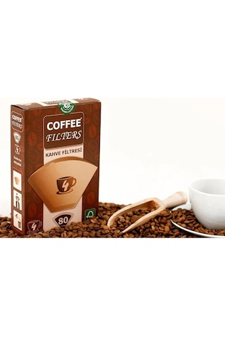 Coffee Filters 4 Numara Kahve Filtresi 4 x 80'li