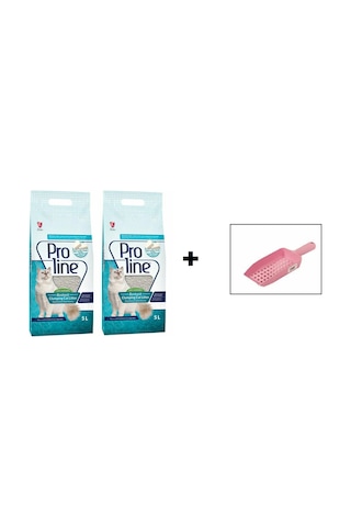 Proline Marsilya Sabunu Kokulu Bentonit Kedi Kumu 2 x 10 L + Kürek