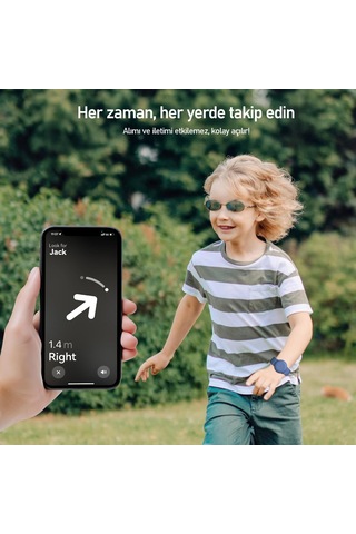 Lexroo Buff Tagsafe Çocuk Bileklik Silikon Airtag Uyumlu Kılıf Saat Hafif Su Geçirmez Pembe Standart