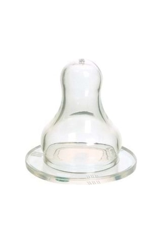 Bambino Silikon Kiraz Uçlu Biberon  Emziği No:1 / Şeffaf / 0-6 Ay