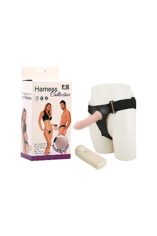 Hızlı Express Içi Boş Belden Bağlamalı Titreşimli Protez Penis Vibratör Strapon