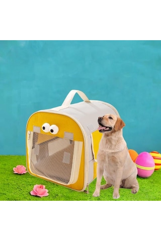 Homyl Kedicik Kediler Için Mat Yumuşak Taraflı Sarı-ve-gri