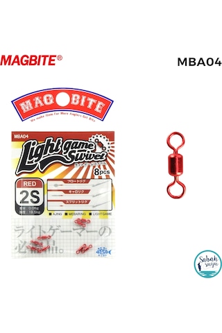 Magbite Light Game Swivel Fırdöndü Kırmızı 2s 8 Adet Standart