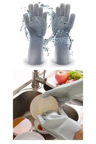 Çarşı Hanem Silikon Mutfak Temizlik Bulaşık Yıkama Eldiveni