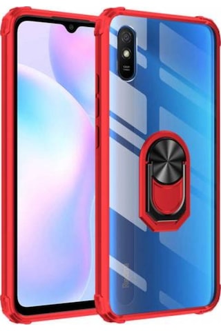 Xiaomi Redmi 9A Kılıf Mola Kenar Köşe Ve Yüzük Kısımları Renkli (514373205)