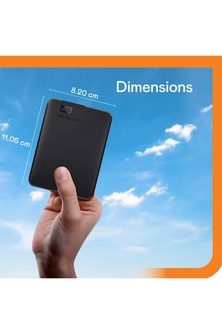 Wd 5tb Elements Taşınabilir Harici Hard Disk Usb 3.0, Wd, Bu6y0050bbk, Wesn