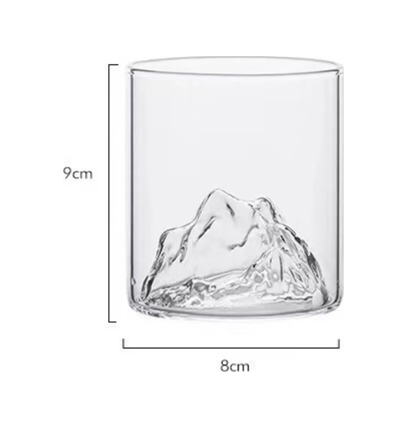 Nesso "dağlar" Cam Bardak Seti 206771143 Şeffaf Kristal