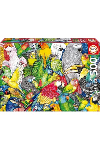 Educa 500 Parça Papağanlar / Parrots Puzzle - 19547