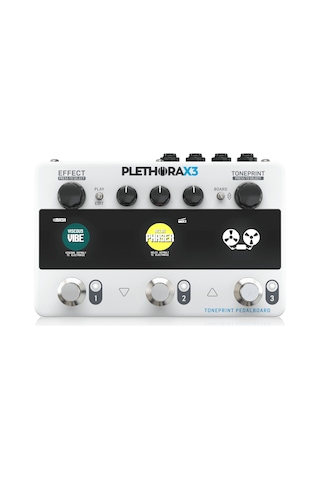 Tc Electronıc Plethora X3 127'ye Kadar Tahta, 3 Pedal Yuvası, En