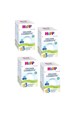 Hipp Organik 3 Devam Sütü 800 G 4 Adet