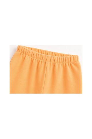 H&c Coolboy H&c %100 Pamuk Penye Bebek Tek Alt Pantalon 0-36 Ay Turuncu