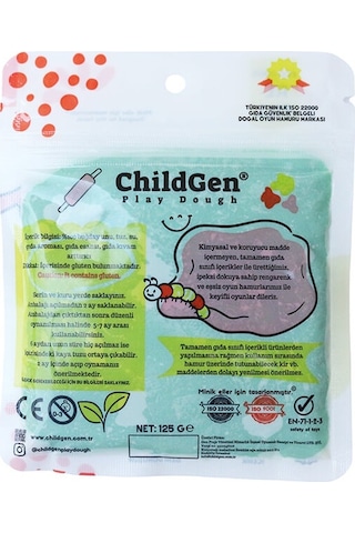 Childgen 125 G Kartuş Oyun Hamuru Yeşil