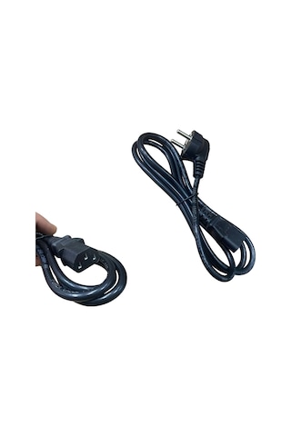 1.5 Metre Standart Power Kablosu Pc Bilgisayar Monitör Yazıcı Güç Kablosu 3 Pin Iec C13 Kasa Elektrik Bağlantı Kablosu