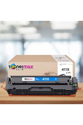 Hp Color Laserjet Pro M452dn Cf411a Mavi Uyumlu Toner Çipli