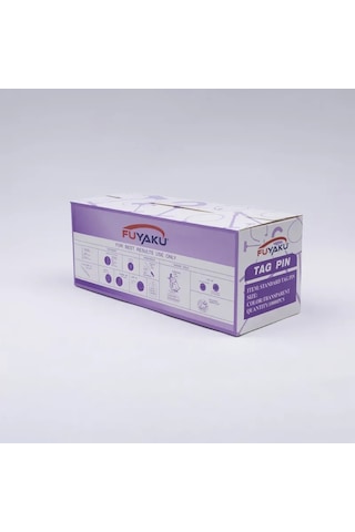 Fuyaku 40 Mm Standart Kılçık Etiketleme Plastiği Şeffaf 10.000 Adet