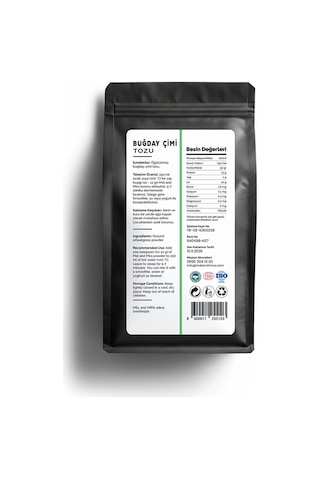 Organik Buğday Çimi Tozu 50g, Premium Wheatgrass Powder, Organik Vegan Katkısız