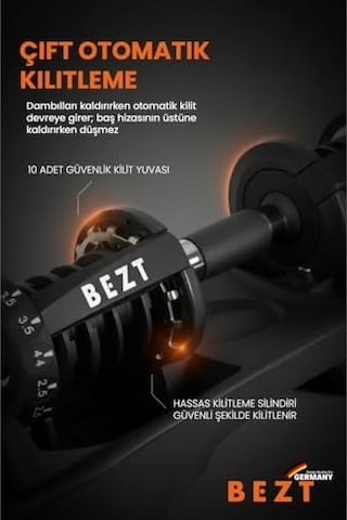 Pro Sports Ayarlanabilir Dambıl Seti Siyah