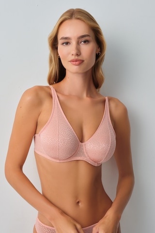 Suwen Mocha Desteksiz Balenli Sütyen Wsl1011031877 Pembe