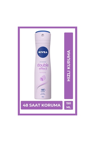 Nivea Double Effect 48H Kadın Sprey Deodorant 150 ML