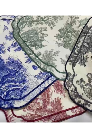 Füraye Masa Örtüsü Yeşil