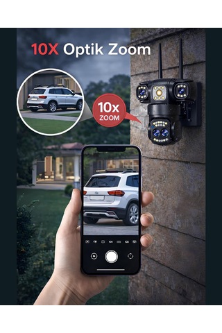 Onqam On-sg2330-zoom 3 Lens 10x Zoom Wifi Güvenlik Kamerası