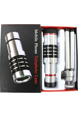 Bak4 Monoküler Kompakt Teleskop - Yüksek Güç Zoom Monoküler Teleskop, 12x Büyütme