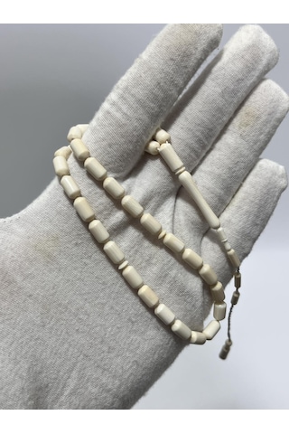 Kesme Fildişi Tesbih 8,60 Gram - Koleksiyonluk Fil Dişi Tespih