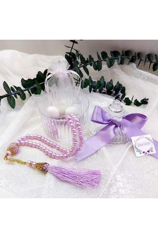 Tesbihli Kutu Hediyelik Söz Nişan Nikah Bebek Mevlüt Hed 30 Adet