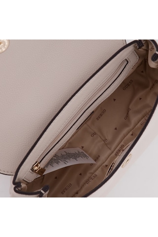 Guess Evie Saffiano Kadın El Ve Çapraz Çantası Hwbg9664200 Bej