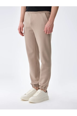 Isaora Gıza Cotton Jogger Erkek Beıge Sweat Pant Isr5402 Bej
