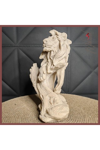 Aslan Kral Heykel Dekoratif Obje Ve Biblo, Masa Dekorasyonu