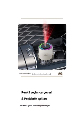 Lyon Yıldızışığısallayan Kafa Nemlendirici Usb Arababa Evçiftçili Yıldız Göküzü Projeksiyon Lambasıpembe