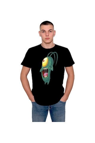 Plankton Sünger Bob Caracter Tişört Unisex T-shirt 001