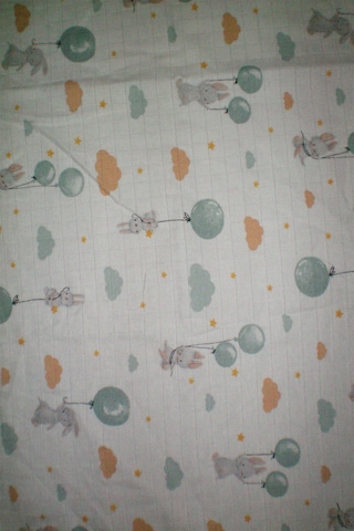 More Home 1 Adet Tafşanlı 90x90 Cm %100 Pamuk Tek Katlı Müslin K Beyaz - Sarı