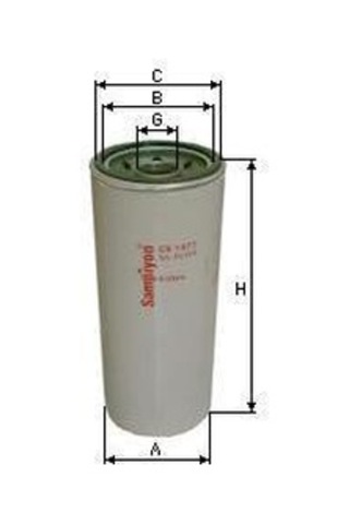 Cs1462 23524251 Lube Yağ Filtresi