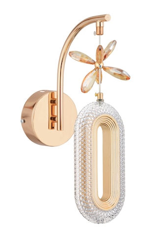 İstanbul Avize Aplik Led Alfa Tekli Gold Aplik