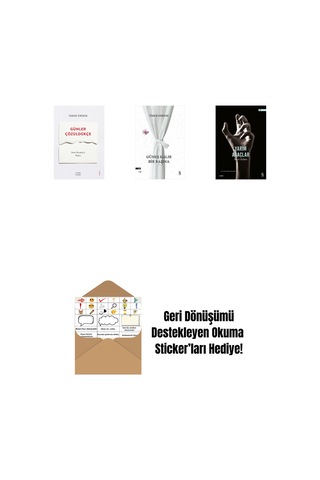 Günler Çözüldükçe + Güneş Kalır Bir Başına + Yarım Ağaçlar + Okuma Sticker'ları