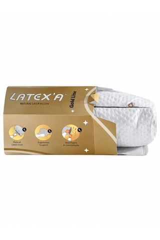 Latex'a Gold Line Ayarlanabilir Latex Yastık 50x70 Cm
