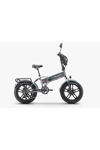 Skyjet Gtııı Pro 1000w Elektrikli Bisiklet Ayna Çanta Ve El Gazı Hediyeli Gri