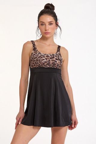 Modadua Argento 0341-3021 Kadın Eibiseli Mayo Leopar