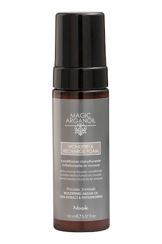 Nook Magic Arganoil Yıpranmış Saçlar İçin Peptit Ve Amino Asit İçeren Onarıcı Dolgunlaştırıcı Durulanmayan Saç Köpüğü 150ml