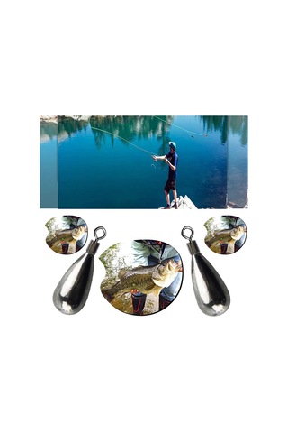 Balıkçılık Tungsten Fall Sinker 60g 60g 60g